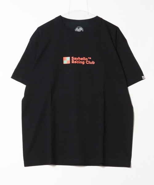 SAYHELLO(セイハロー)の「【SAY HELLO】セイハロー Racing Club S/S Tee(Tシャツ/カットソー・メンズ・ブラック/イエロー系その他/ホワイト・LARGE/X-LARGE/MEDIUM)」の3枚目の写真