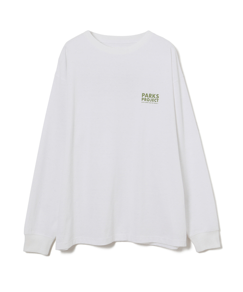 PARKS PROJECT(パークスプロジェクト)の「【PARKS PROJECT/パークスプロジェクト】j.n.r.d/STANDARD LOGO L/S TEE(Tシャツ/カットソー・メンズ・ホワイト・L/M)」の2枚目の写真