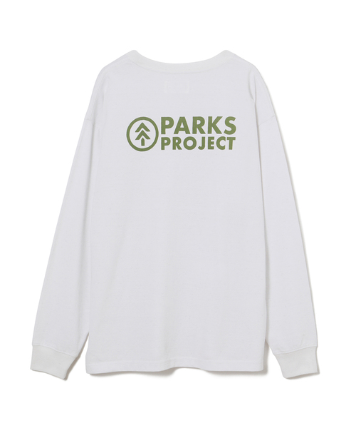 PARKS PROJECT(パークスプロジェクト)の「【PARKS PROJECT/パークスプロジェクト】j.n.r.d/STANDARD LOGO L/S TEE(Tシャツ/カットソー・メンズ・ホワイト・L/M)」の3枚目の写真