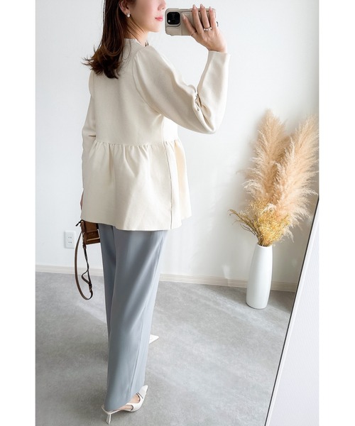 専用ベータ　ニット セーター B刺繍入り PROPORTION BODY DRESSING ニット セーター コード刺繍入り