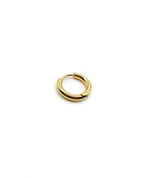 KISHOKACHI 希少価値 シンプルクリッカーステンレスピアス 内径15mm