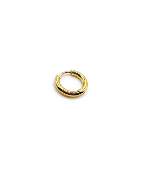 Import & Select(インポートアンドセレクト)の「KISHOKACHI 希少価値 シンプルクリッカーステンレスピアス 内径15mm(ピアス(片耳用)・メンズ・ブラック/シルバー/ゴールド・FREE)」の2枚目の写真