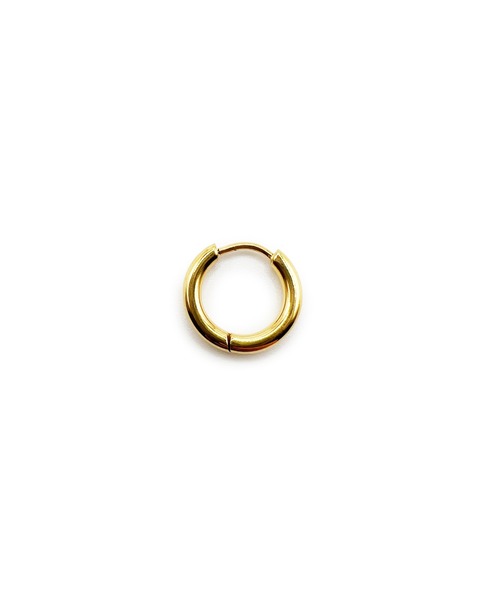 Import & Select(インポートアンドセレクト)の「KISHOKACHI 希少価値 シンプルクリッカーステンレスピアス 内径15mm(ピアス(片耳用)・メンズ・ブラック/シルバー/ゴールド・FREE)」の5枚目の写真