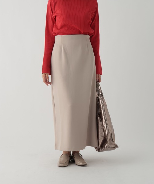 Elura(エルーラ)の「大人リュクスナロースカート/133668(スカート・レディース・ブラック/ベージュ/ダークブラウン・LARGE/MEDIUM)」の3枚目の写真