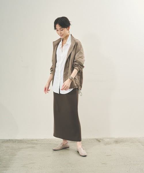 Elura(エルーラ)の「大人リュクスナロースカート/133668(スカート・レディース・ブラック/ベージュ/ダークブラウン・LARGE/MEDIUM)」の12枚目の写真