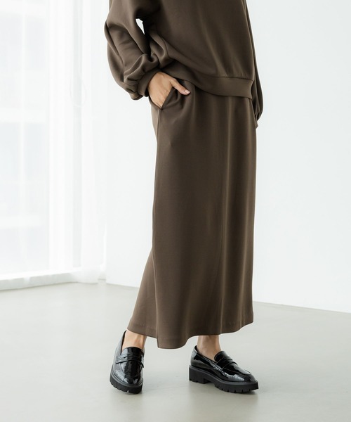Elura(エルーラ)の「大人リュクスナロースカート/133668(スカート・レディース・ブラック/ベージュ/ダークブラウン・LARGE/MEDIUM)」の14枚目の写真