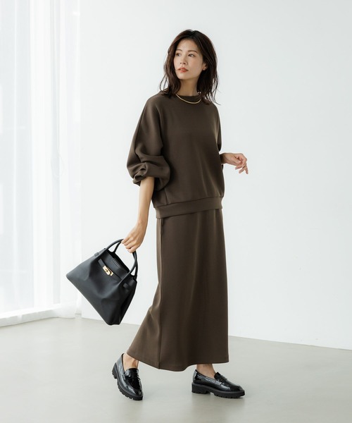 Elura(エルーラ)の「大人リュクスナロースカート/133668(スカート・レディース・ブラック/ベージュ/ダークブラウン・LARGE/MEDIUM)」の16枚目の写真