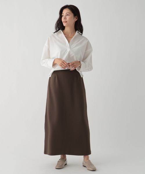 Elura(エルーラ)の「大人リュクスナロースカート/133668(スカート・レディース・ブラック/ベージュ/ダークブラウン・LARGE/MEDIUM)」の21枚目の写真