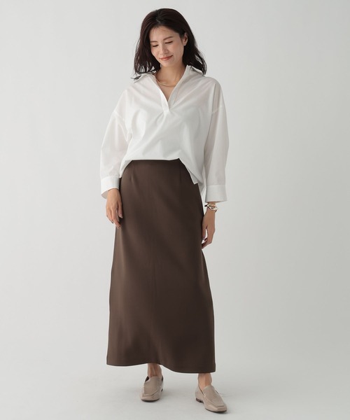 Elura(エルーラ)の「大人リュクスナロースカート/133668(スカート・レディース・ブラック/ベージュ/ダークブラウン・LARGE/MEDIUM)」の22枚目の写真