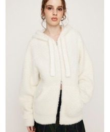 ZIP UP SHAGGY HOODIE ジップアップ シャギー フーディー パーカー