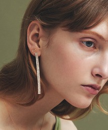 【les bon bon】princess double long pierce gold BOB607