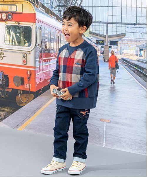 kladskap（クレードスコープ）の「恐竜ロング丈ストレートパンツ（チノパンツ・キッズ・ベージュ/ネイビー・90cm/100cm/110cm/120cm/130cm）」の13枚目の写真