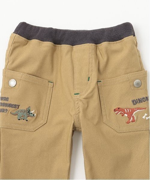 kladskap（クレードスコープ）の「恐竜ロング丈ストレートパンツ（チノパンツ・キッズ・ベージュ/ネイビー・90cm/100cm/110cm/120cm/130cm）」の18枚目の写真