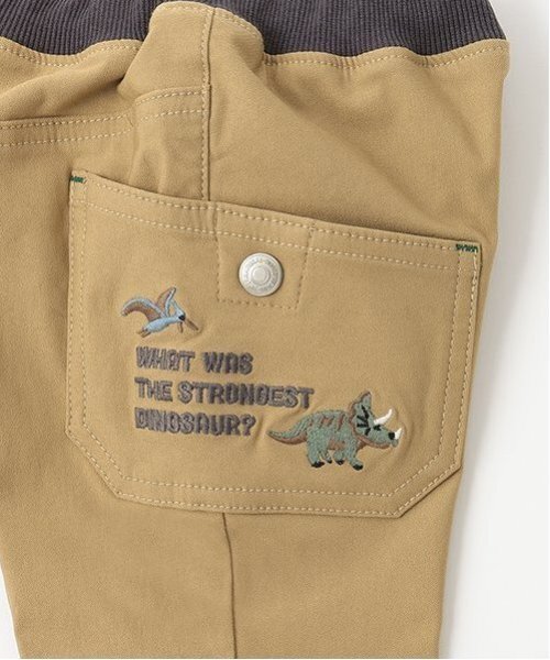 kladskap（クレードスコープ）の「恐竜ロング丈ストレートパンツ（チノパンツ・キッズ・ベージュ/ネイビー・90cm/100cm/110cm/120cm/130cm）」の21枚目の写真