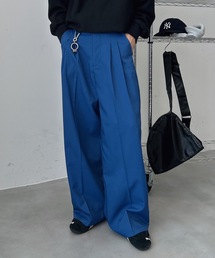 メンズ 長ズボン ルーズ スラックスフルレングス 無地 P00374 メンズのパンツ（フルレングス）ファッション通販 - ZOZOTOWN