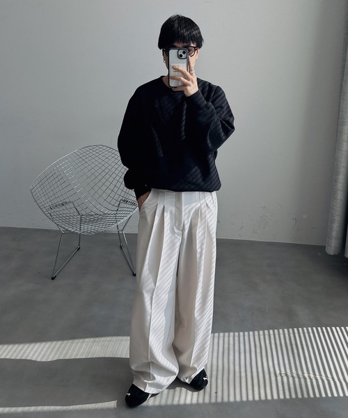 ユニセックス】アソートイージーワイドスラックス/セットアップ着用可