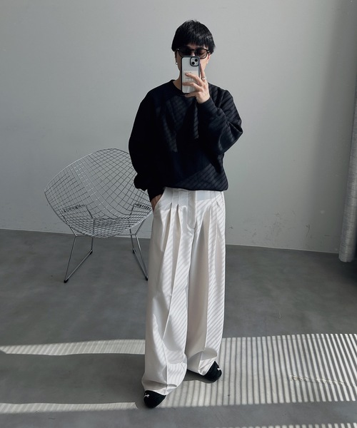 ユニセックス】アソートイージーワイドスラックス/セットアップ着用可