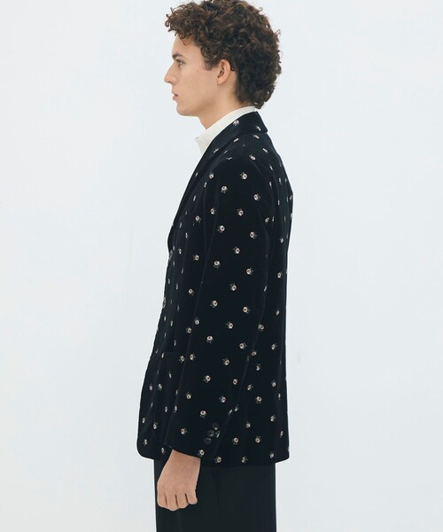 caban（キャバン）の「CABaN ベロアローズプリント テーラードジャケット（テーラードジャケット・メンズ・ブラック系その他・L/M/S）」の4枚目の写真