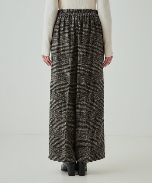 DRESKIP(ドレスキップ)の「◆センタープレスできれい見え あったか 柄アソート タックワイドパンツ【SHOO WARM】(その他パンツ・レディース・ダークブラウン系1/ライトグレー系4/ブラック系4・04/03/02/01)」の13枚目の写真