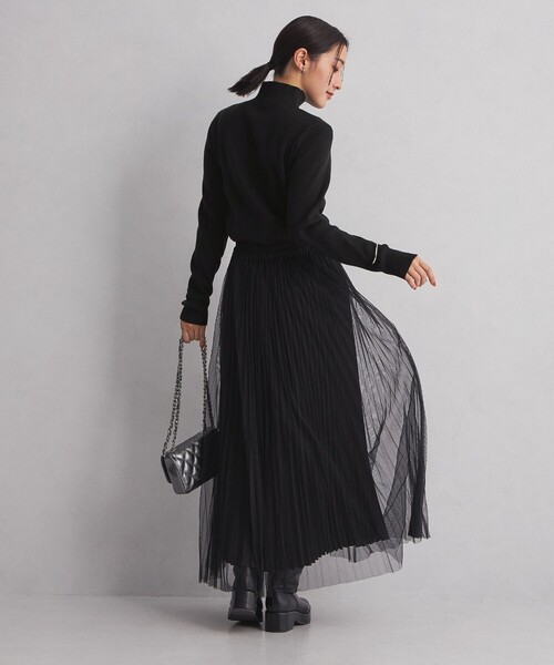 green label relaxing(グリーンレーベルリラクシング)の「【WEB限定】<at ease>リブ ニット プルオーバー -ウォッシャブル-(ニット/セーター・レディース・オフホワイト/ブラック/グレー・FREE)」の13枚目の写真