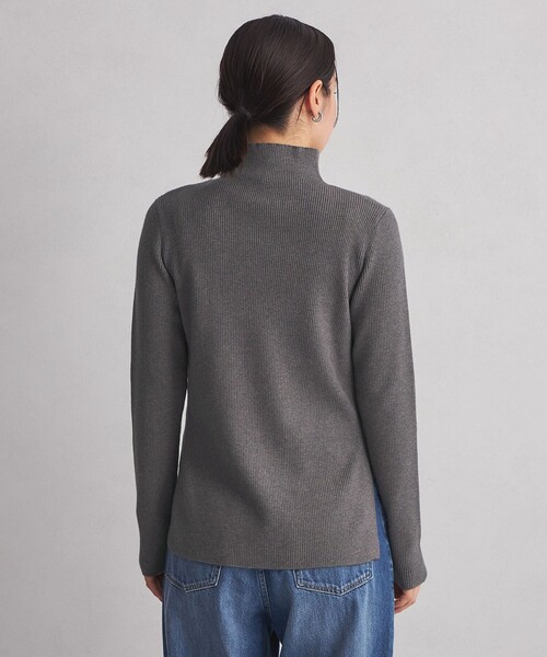 green label relaxing(グリーンレーベルリラクシング)の「【WEB限定】<at ease>リブ ニット プルオーバー -ウォッシャブル-(ニット/セーター・レディース・オフホワイト/ブラック/グレー・FREE)」の16枚目の写真