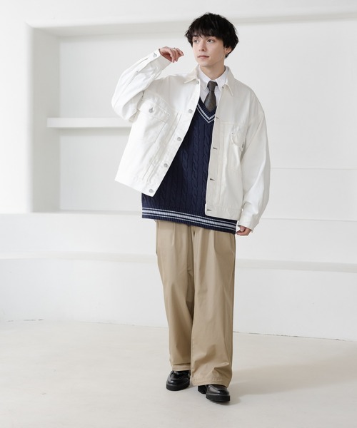 RAGEBLUE（レイジブルー）の「【セットアップ対応】選べるシルエット！アソートデニムジャケット（デニムジャケット・メンズ・ブルー/グレー/ネイビー/ホワイト/インディゴブルー/ブルー系その他・FREE/MEDIUM）」の13枚目の写真