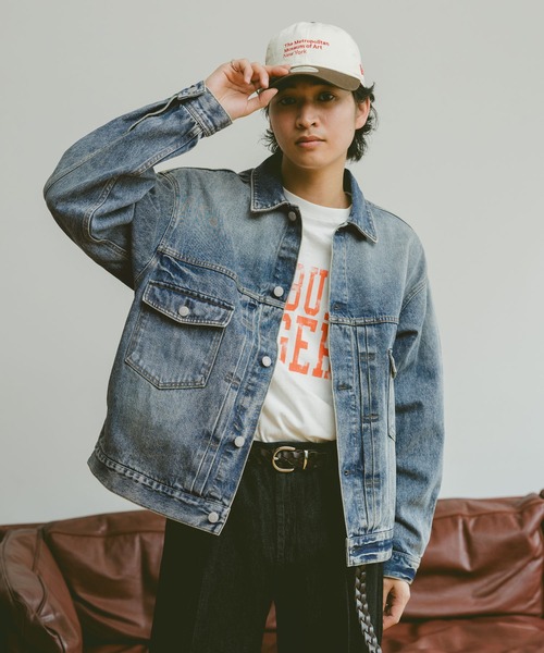 Mal. レレレさんオリジナルデニムジャケット ブルー Mal. レレレさんオリジナルデニムジャケット ブルー Mal. レレレ