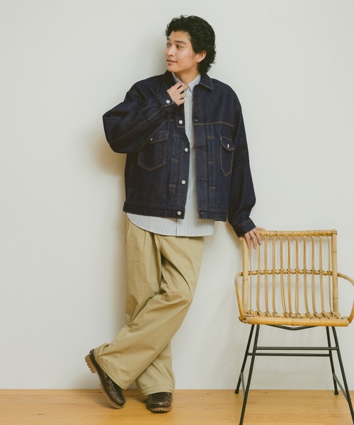 RAGEBLUE（レイジブルー）の「【セットアップ対応】選べるシルエット！アソートデニムジャケット（デニムジャケット・メンズ・ブルー/グレー/ネイビー/ホワイト/インディゴブルー/ブルー系その他・FREE/MEDIUM）」の9枚目の写真