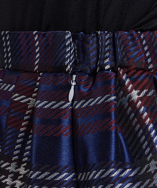 ジャガードチェックフレアスカート（スカート）｜Sov.（ソブ）