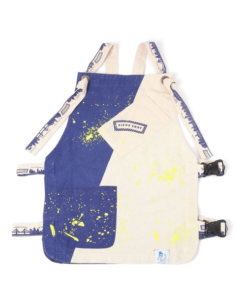 【ファッション通販】 FISHEDDY(フィッシュエディ)×てぃらコラボ PAINTBIBSエプロン トップス