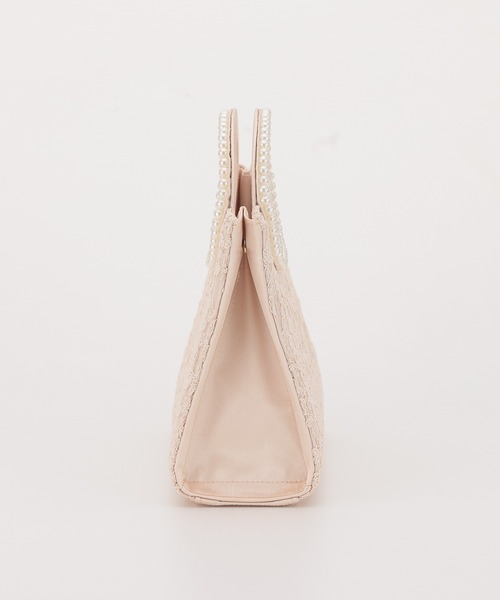 haremode（ハレモード）の「ハンドパール刺繍 パーティ オケージョン バッグ（クラッチバッグ・レディース・シルバー/ブラック/ベージュ・FREE）」の8枚目の写真