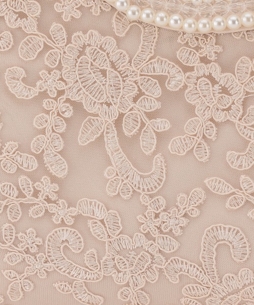 haremode（ハレモード）の「ハンドパール刺繍 パーティ オケージョン バッグ（クラッチバッグ・レディース・シルバー/ブラック/ベージュ・FREE）」の10枚目の写真