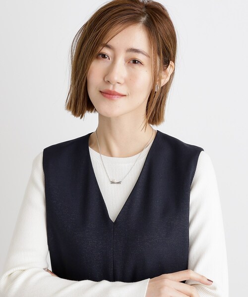 grove（グローブ）の「クロスメタルパール調ショートネックレス【入卒対応可】（ネックレス・レディース・ゴールド/シルバー・00）」の7枚目の写真