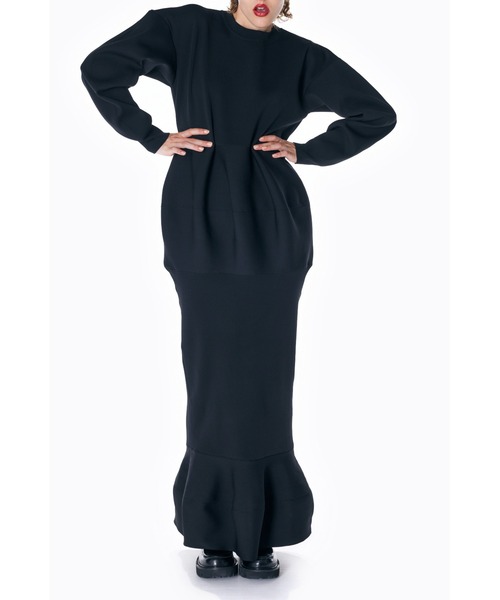 ENFOLD（エンフォルド）の「ペプラムドレス（ドレス）」 - WEAR