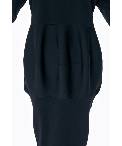 【専用】ENFOLD ダークネイビー PEPLUM DRESS ペプラムドレス ENFOLD（エンフォルド）の「ペプラムドレス（ドレス）」 - WEAR