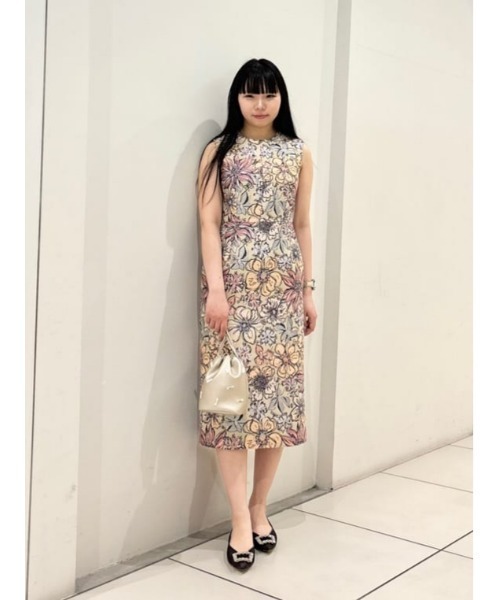 セール】【LOULOU WILLOUGHBY】MALHIAフラワージャガードノースリ