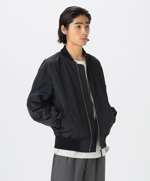 B:MING by BEAMS（ビーミングバイビームス）の「撥水 CORDURA(R) MA-1（MA-1・メンズ・ブラック/オリーブ・S/M/L/XL）」の10枚目の写真