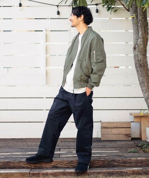 B:MING by BEAMS（ビーミングバイビームス）の「撥水 CORDURA(R) MA-1（MA-1・メンズ・ブラック/オリーブ・S/M/L/XL）」の15枚目の写真