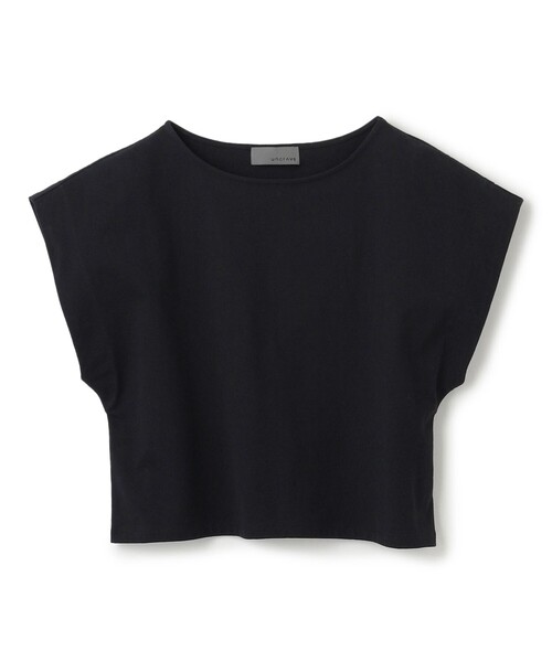 uncrave（アンクレイヴ）の「プレーンストレッチ ショートトップス（Tシャツ/カットソー・レディース・ホワイト系/ブラック系/ベージュ系・F）」の22枚目の写真
