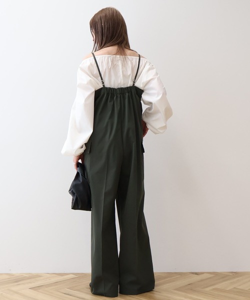 セール】カーゴポケットキャミサロペット（サロペット