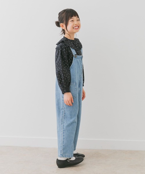 URBAN RESEARCH DOORS（アーバンリサーチドアーズ）の「『親子リンク』ジップオーバーオール(KIDS)（ワンピース・キッズ・ライトインディゴブルー/ワンウォッシュ・135/120/105）」の5枚目の写真
