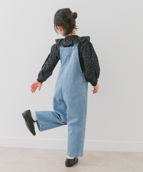URBAN RESEARCH DOORS（アーバンリサーチドアーズ）の「『親子リンク』ジップオーバーオール(KIDS)（ワンピース・キッズ・ライトインディゴブルー/ワンウォッシュ・135/120/105）」の6枚目の写真
