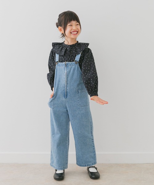 URBAN RESEARCH DOORS（アーバンリサーチドアーズ）の「『親子リンク』ジップオーバーオール(KIDS)（ワンピース・キッズ・ライトインディゴブルー/ワンウォッシュ・135/120/105）」の7枚目の写真
