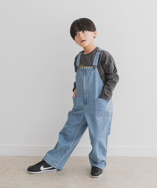 URBAN RESEARCH DOORS（アーバンリサーチドアーズ）の「『親子リンク』ジップオーバーオール(KIDS)（ワンピース・キッズ・ライトインディゴブルー/ワンウォッシュ・135/120/105）」の10枚目の写真