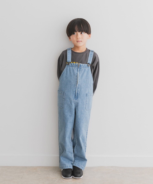 URBAN RESEARCH DOORS（アーバンリサーチドアーズ）の「『親子リンク』ジップオーバーオール(KIDS)（ワンピース・キッズ・ライトインディゴブルー/ワンウォッシュ・135/120/105）」の11枚目の写真