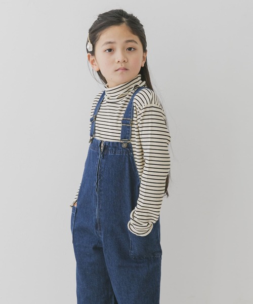 URBAN RESEARCH DOORS（アーバンリサーチドアーズ）の「『親子リンク』ジップオーバーオール(KIDS)（ワンピース・キッズ・ライトインディゴブルー/ワンウォッシュ・135/120/105）」の13枚目の写真