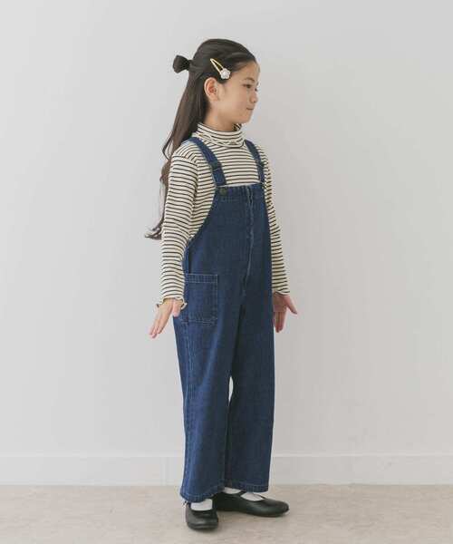 URBAN RESEARCH DOORS（アーバンリサーチドアーズ）の「『親子リンク』ジップオーバーオール(KIDS)（ワンピース・キッズ・ライトインディゴブルー/ワンウォッシュ・135/120/105）」の16枚目の写真