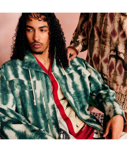 セール】PUMA プーマ メンズ PALAIS ARTISAN シアサッカー ジャケット