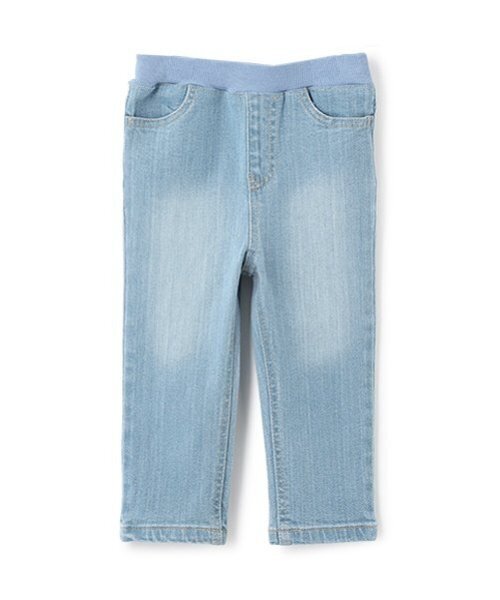 petit main（プティマイン）の「【オーガニック】デニムストレートパンツ(キッズサイズ)（デニムパンツ・キッズ・サックスブルー/ブルー・90cm/80ｃｍ/130cm/120cm/100cm/110cm）」の12枚目の写真