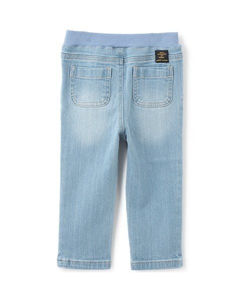 petit main（プティマイン）の「【オーガニック】デニムストレートパンツ(キッズサイズ)（デニムパンツ・キッズ・サックスブルー/ブルー・90cm/80ｃｍ/130cm/120cm/100cm/110cm）」の13枚目の写真